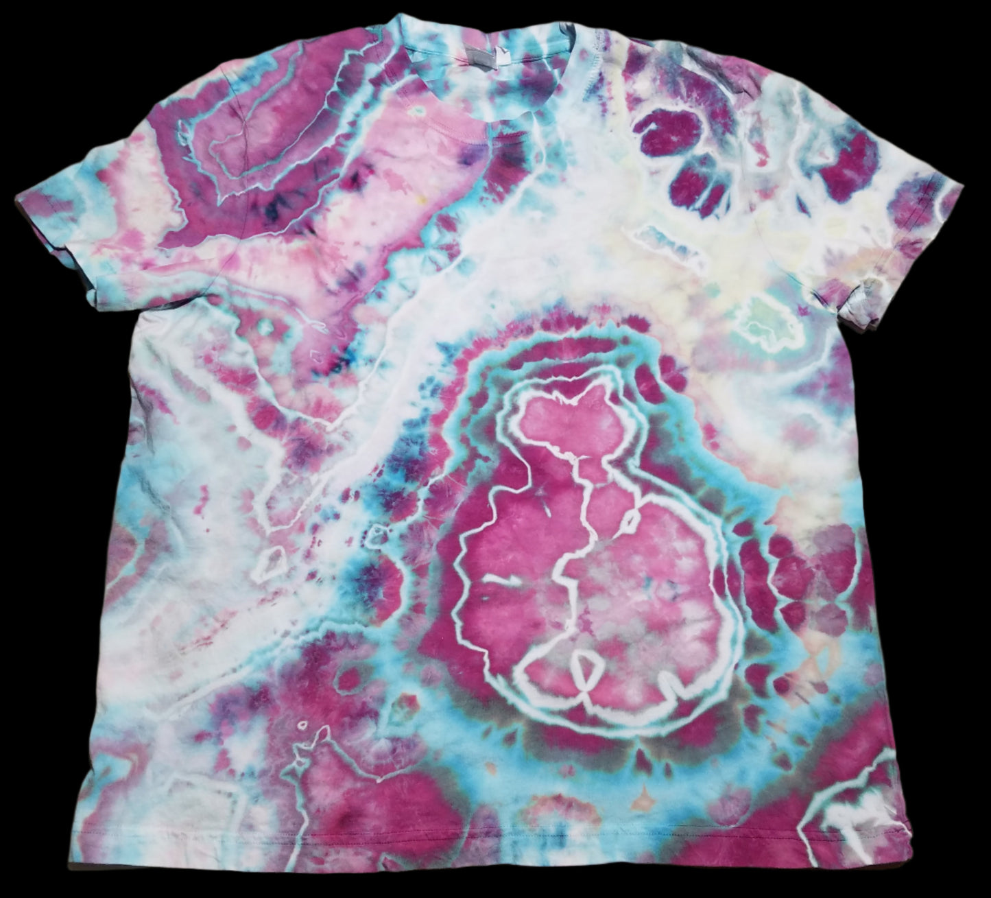 Large Organic Cotton Unisex T-Shirt - Geode Island