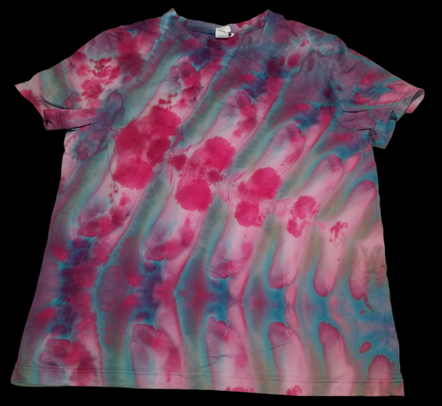 Large Organic Cotton T-Shirt - Psychedelic Trails