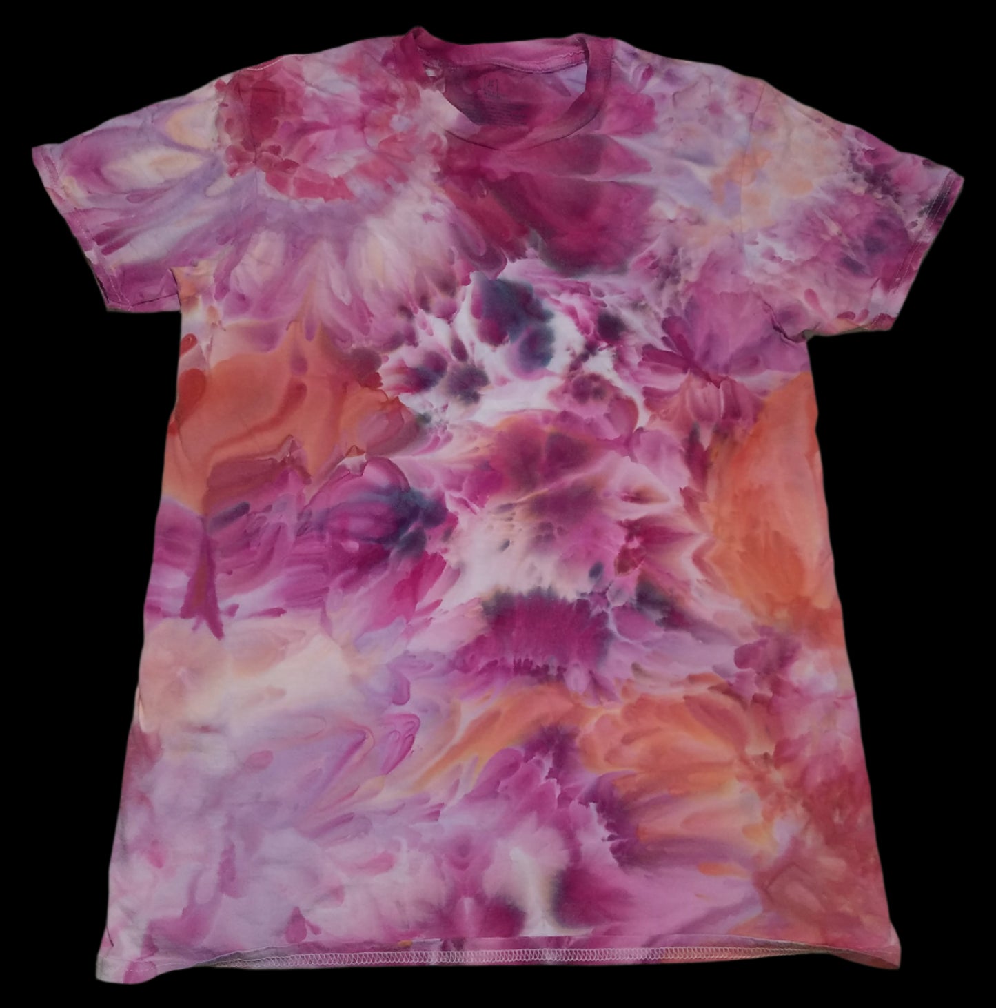 Medium - Flowy Peach & Plum