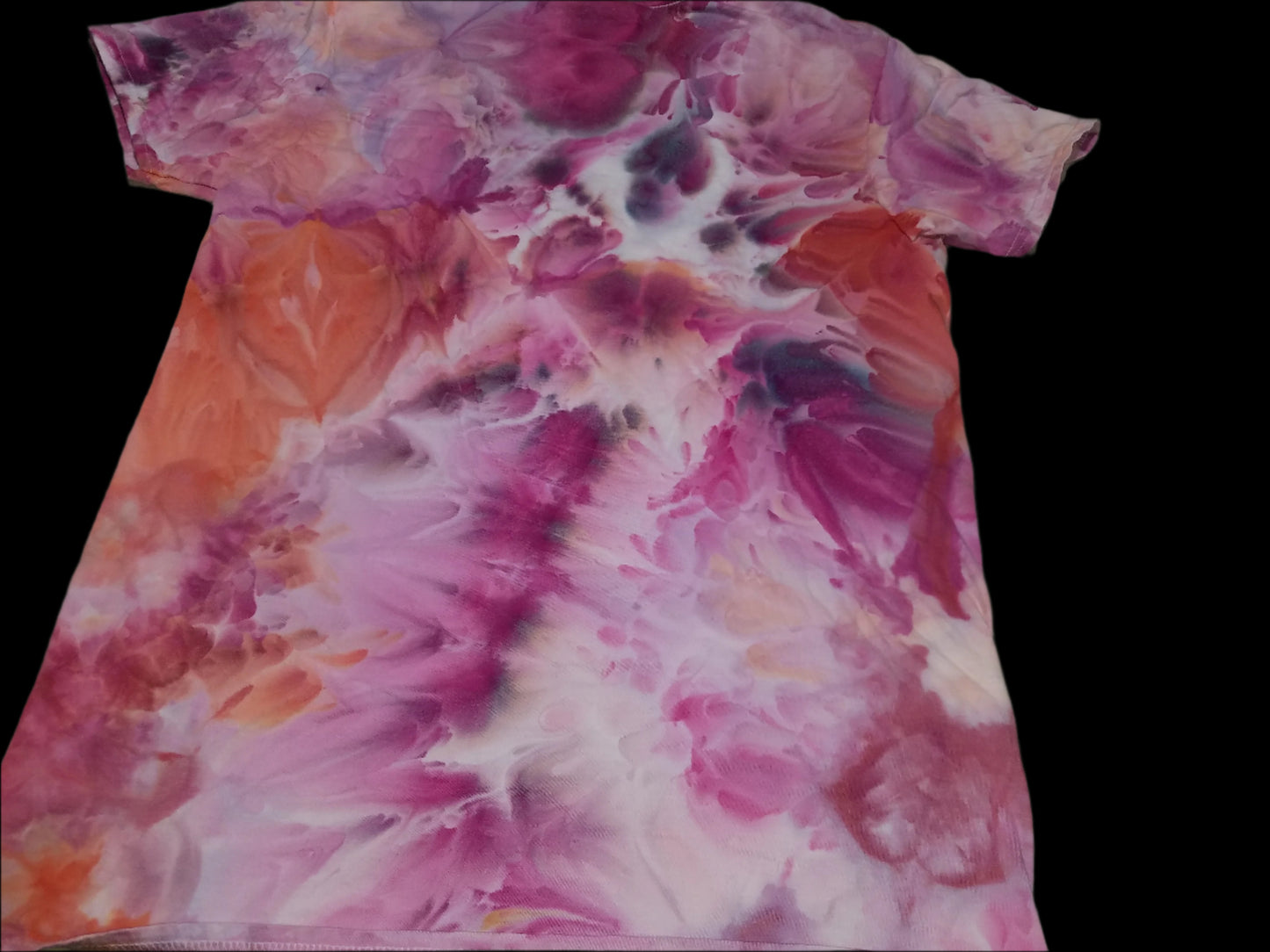 Medium - Flowy Peach & Plum