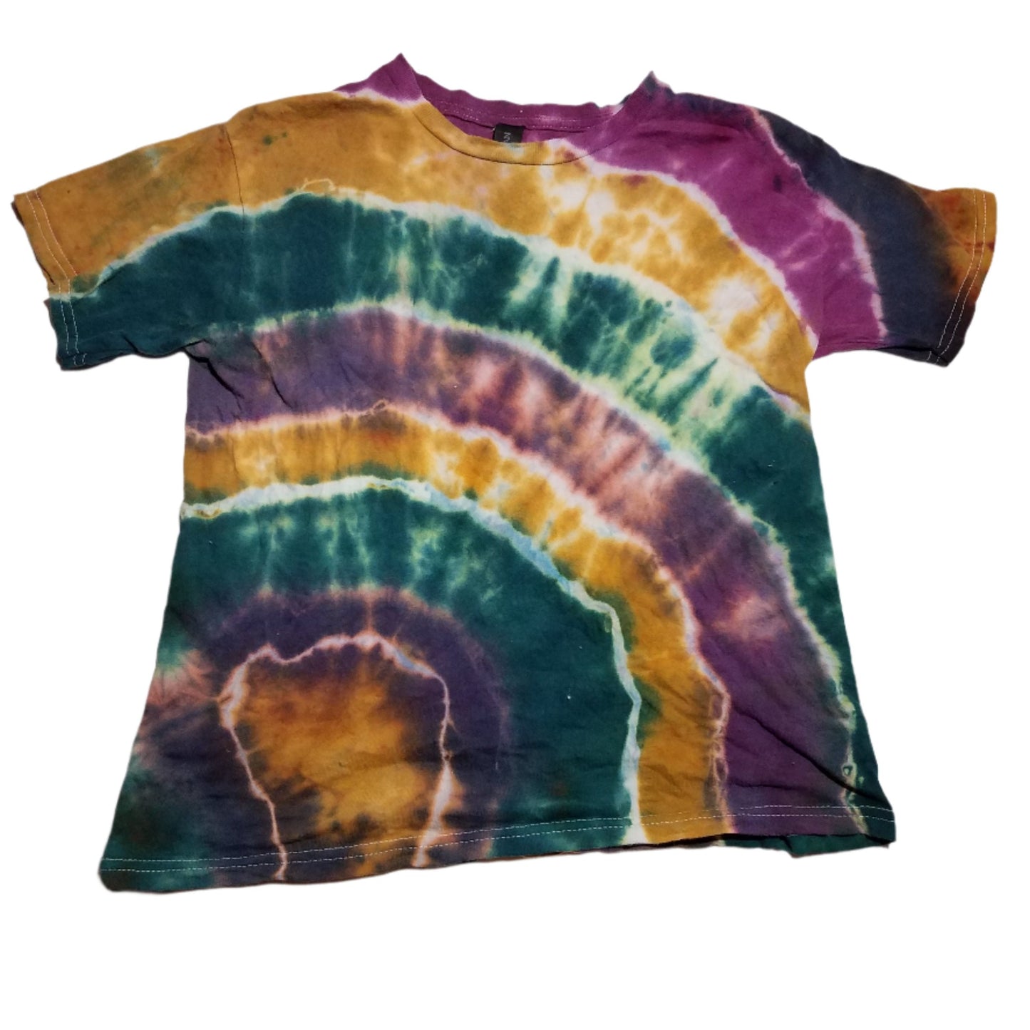 Youth Medium 100% Cotton Gildan T-Shirt - Geode Sunrise