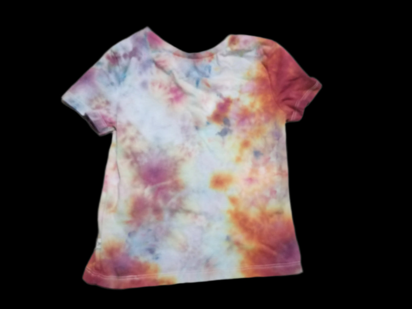 2T Organic Cotton - Solar Flare & Blue Frost Wonky Geode