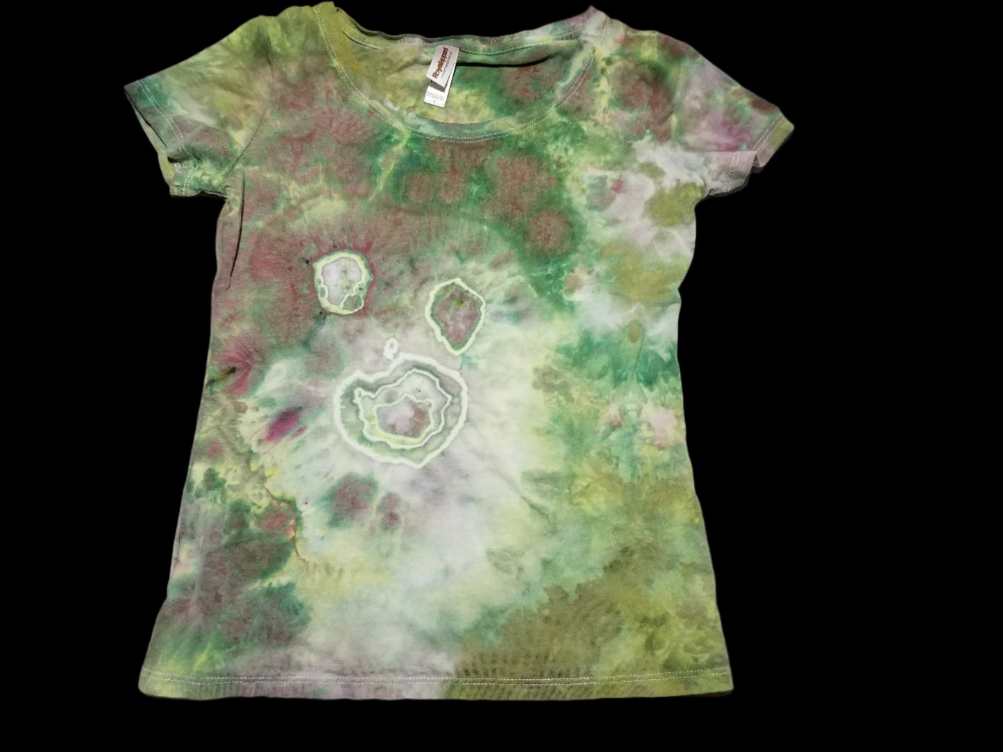 Small Organic Viscose Bamboo T-Shirt - Wonky Face Actias Luna