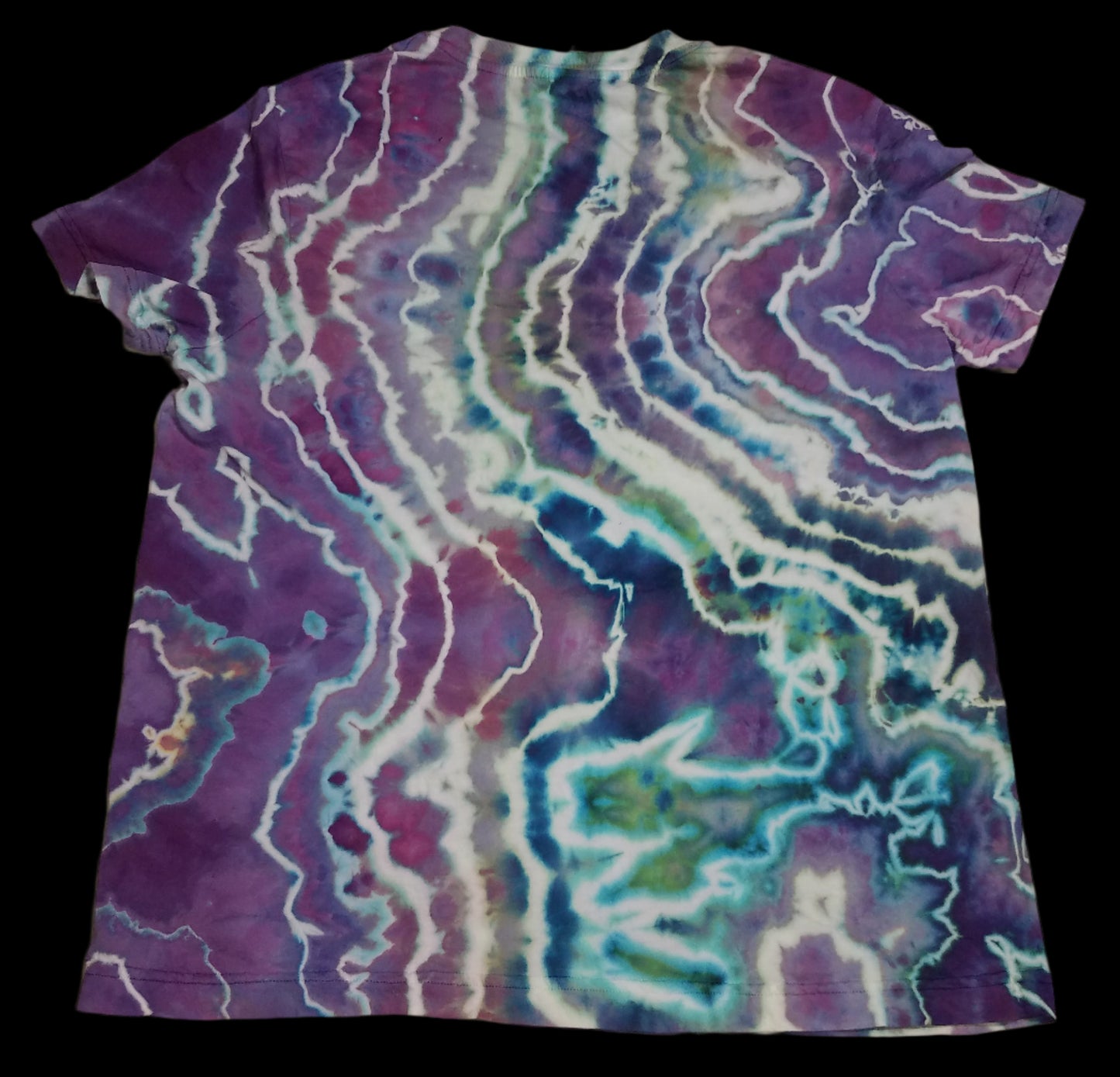Medium Organic Cotton - Psychedelic Lightening Glows In The Dark