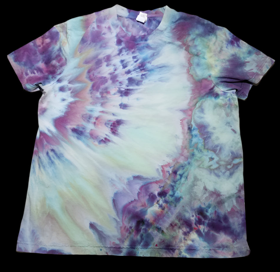 Large Organic Cotton T-Shirt - Ice Blue Alchemist