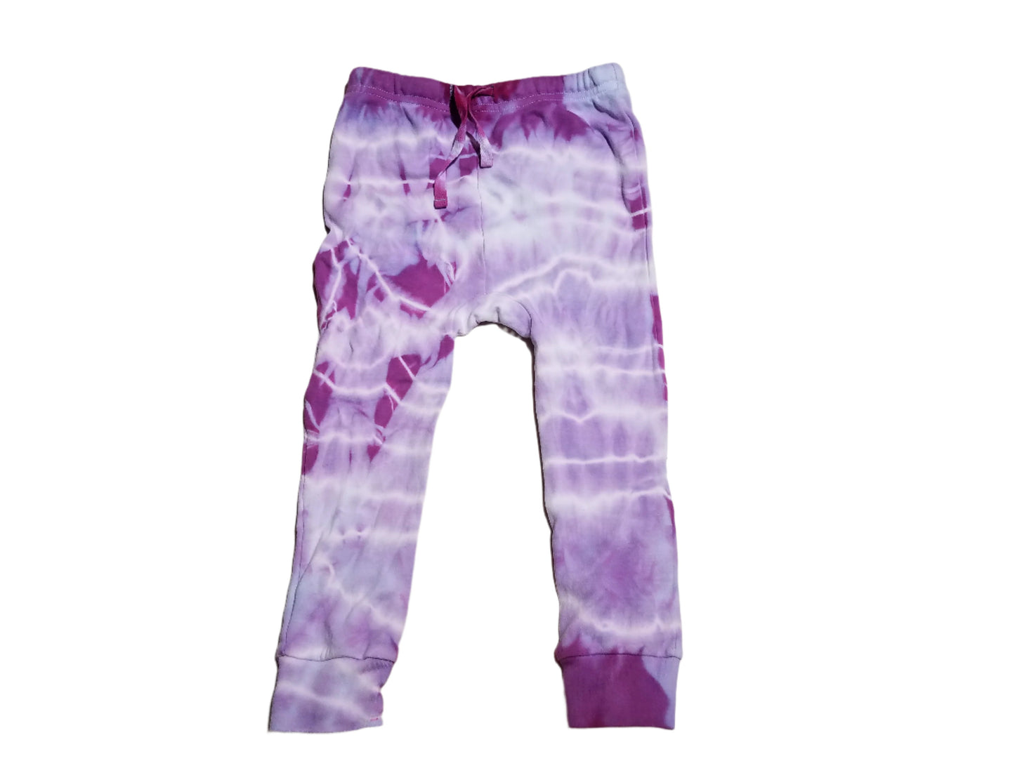 3-4T Organic SweatPants  - Purple Sinew Line Muck Dye