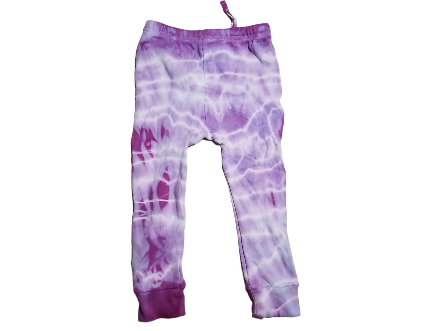 3-4T Organic SweatPants  - Purple Sinew Line Muck Dye