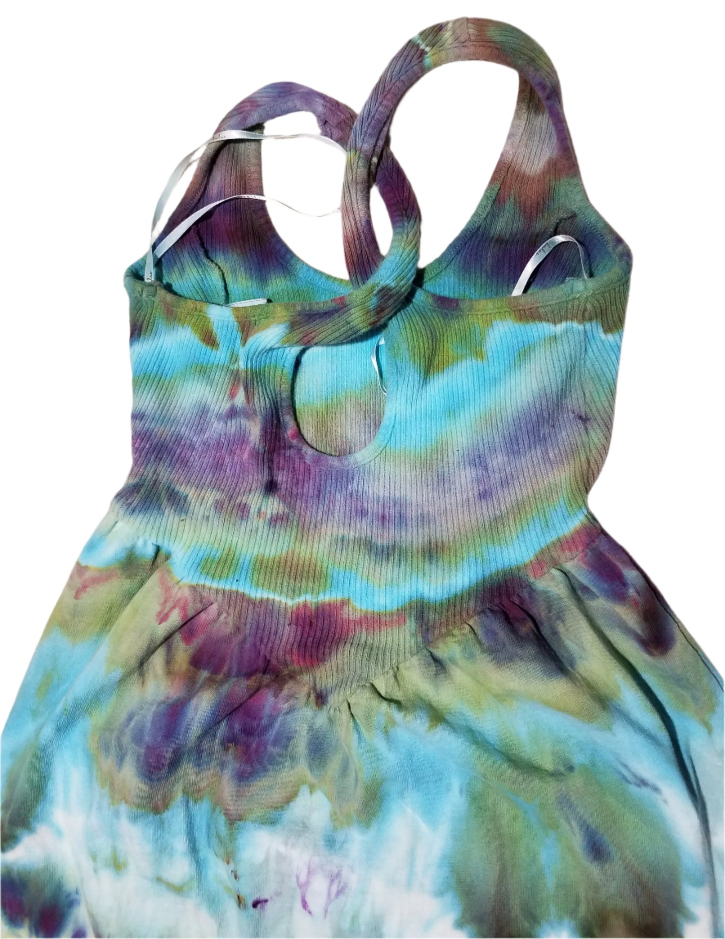 Medium Midi 100% Cotton Dress - Alchemist Ice Dye