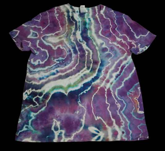 Medium Organic Cotton - Psychedelic Lightening Glows In The Dark